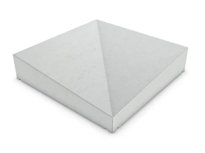 Muurafdekker enkelzijdig 400x50/90 binnenhoek Muurafdekker enkelzijdig 400x50/90 binnenhoek