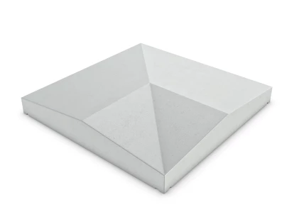 Muurafdekker tweezijdig 500x50/80 hoek Muurafdekker tweezijdig 500x50/80 hoek