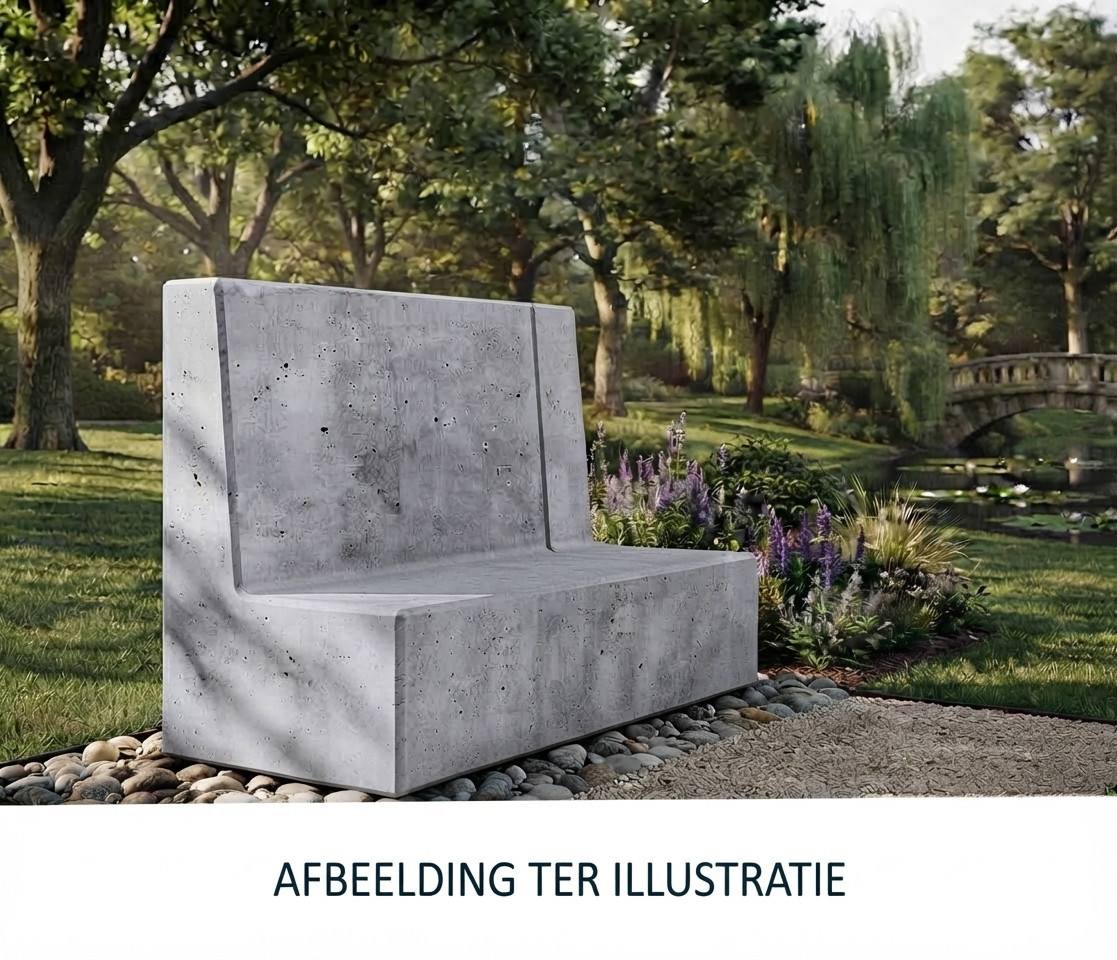 Parkbank met rugleuning 2