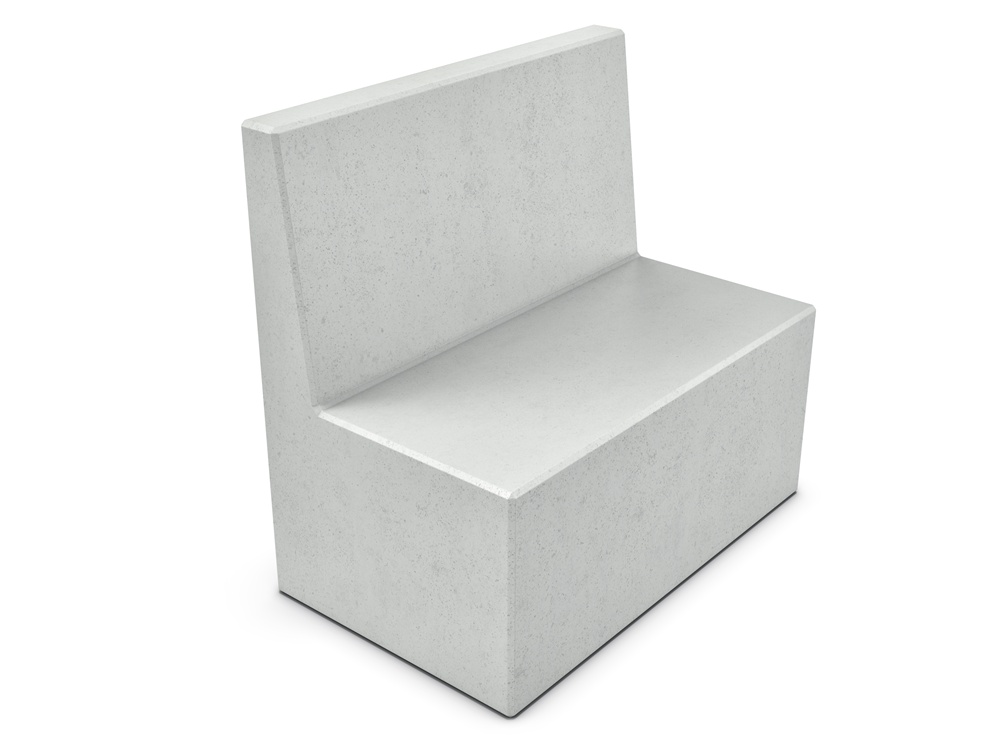 Parkbank met rugleuning