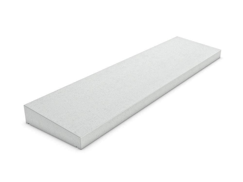 Muurafdekker enkelzijdig 300x50/80