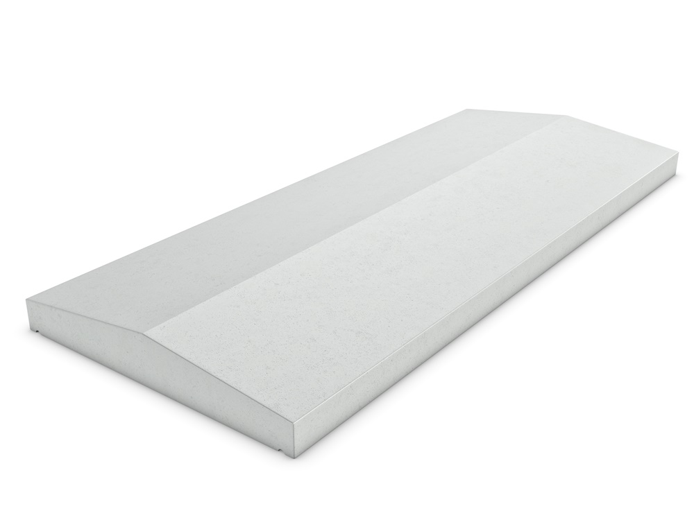 Muurafdekker tweezijdig 500x50/80